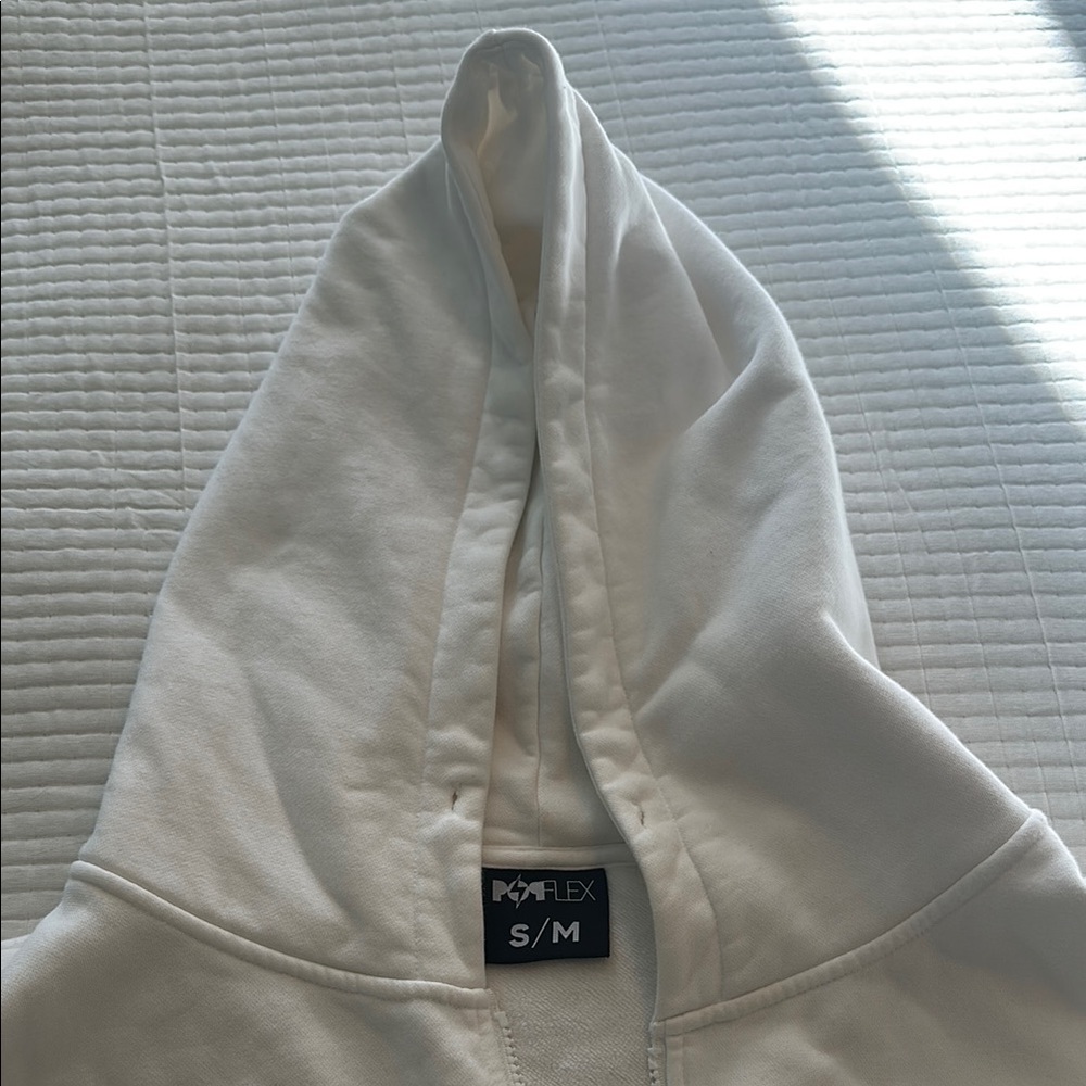 PopFlex Cloud White Hoodie - Size S/M